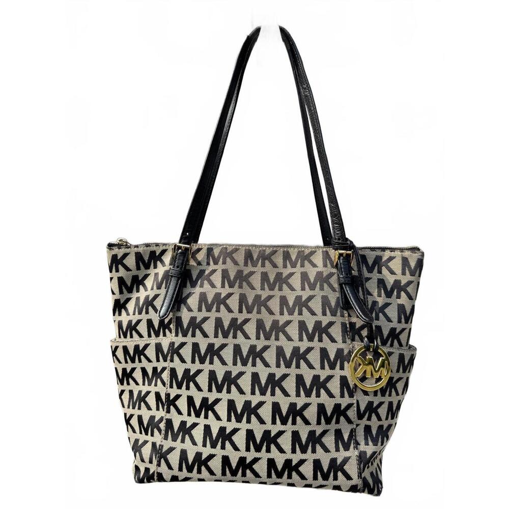 Michael Kors Signature MK Logo Tote Bag